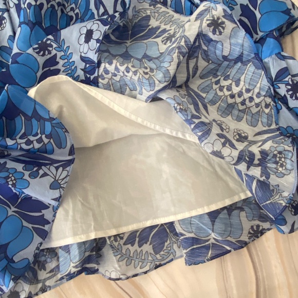 NEW! Sandro Linen Blend Mini Dress 3/4 Sleeves Blue Size 36 (or Small) - $520 - Picture 14 of 16